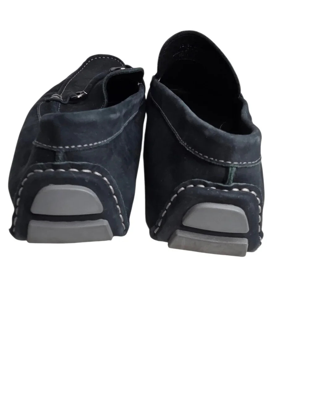 Nordstrom Rack Mens Suede Slide On Driving Loafers Black Size 12 Medium